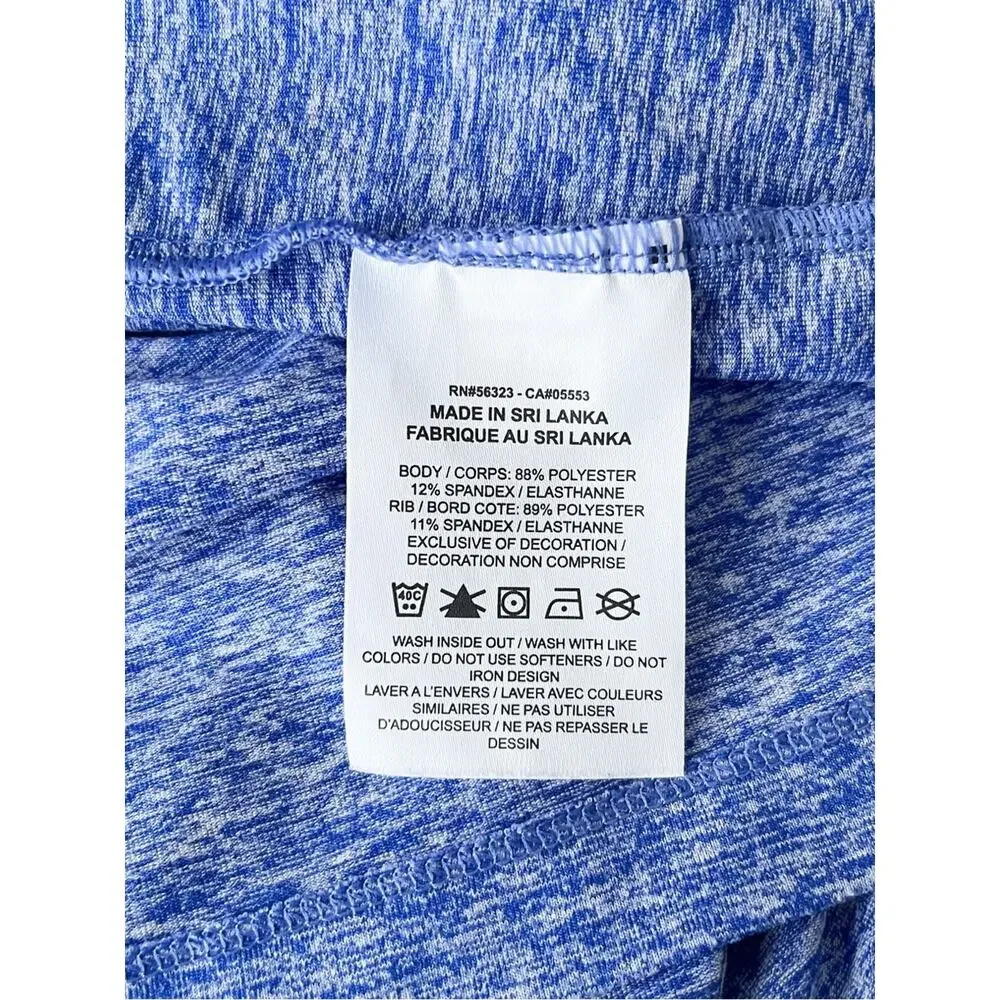 Nike Dri-Fit Running Top Long Sleeve Crewneck Shirt Thumbholes Size Medium Blue